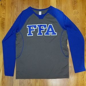 FFA Men's longsleeve dryfit material shirt Medium